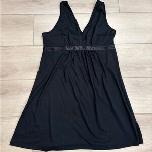 Jones New York Womens Black Soft Nightie Sleepwear Gown Babydoll Size Medium